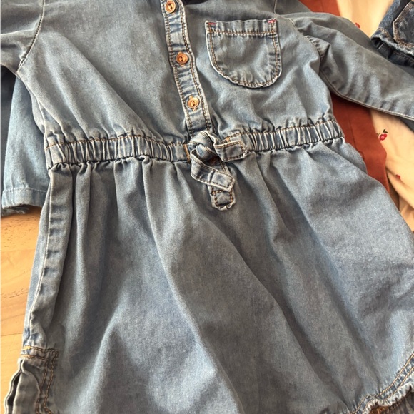 Denim and Rust Kids Clothing Set - Picture 3 of 6